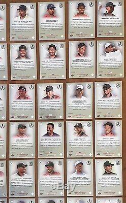 2013 Upper Deck Masters Collection Complete 80 Card Set Tiger Woods All #099/200