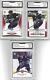 2014/15 ITG MATHEW BARZAL RED PARALLEL RC SET 3 CARDS ALL #d/10 GRADED 10 MINT