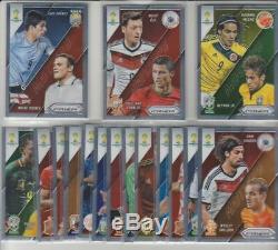 2014 Panini Prizm World Cup Master Set 411 Cards Base + All Inserts