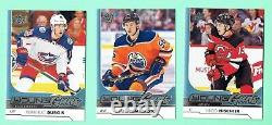 2017 18 UPPER DECK COMPLETE SET SERIES 1 (1-250) WITH ALL 50 YOUNG GUNS SPs NRMT