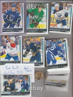 2018-19 Upper Deck Series 1 1-250 Complete with all Young Guns