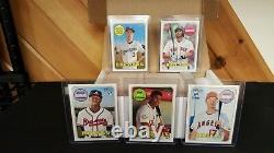 2018 Complete TOPPS HERITAGE HIGH SET (225) Cards #501-725 ALL 25 SPs MINT