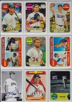 2018 Topps Heritage Complete Master Set (600 Cards) ALL SLEEVED Base SPs Inserts