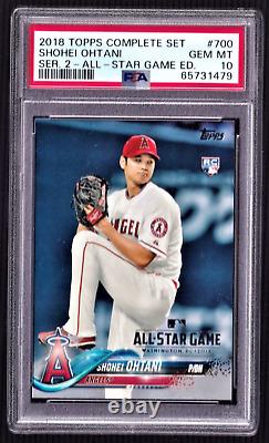 2018 topps #700 shohei ohtani rc complete ALL-STAR edition PSA 10? LOW POP
