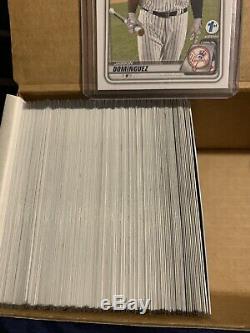2020 Bowman Baseball 1st Edition Comple Set 1-150. Dominguez, Witt, All Sleeved