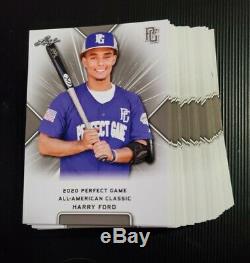 2020 Leaf Perfect Game All American Complete 54 Card Set Brady House Luke Leto