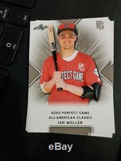 2020 Leaf Perfect Game All American Complete 54 Card Set Brady House Luke Leto