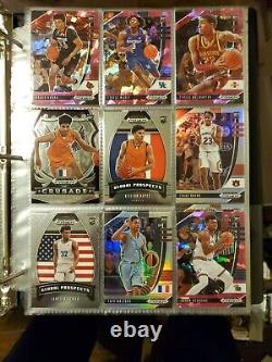 2020 Panini Prizm Collegiate Binder Full Of All The Top Rookie Cards