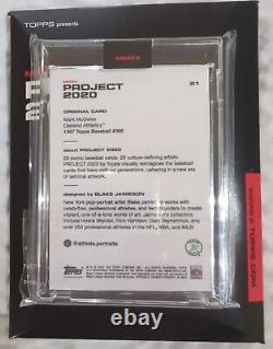 2020 Topps Project 2020, ALL SEVEN Mark McGwire Set. All Sealed, 