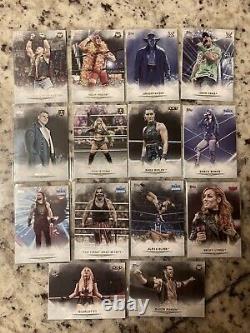 2020 Topps WWE Undisputed Complete Base Set Plus All 10 Art Cards Sleeved