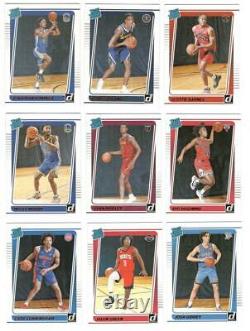 2021-22 Donruss Basketball Complete Master Set All Rated Rookies SIX Insert Sets