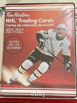 2021-22 Tim Hortons NHL master set with Binder all 20 Heroes 270 cards