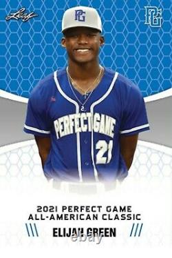 2021 Leaf Perfect Game All American Complete Card Set Elijah Green Druw Jones