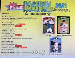 2021 Topps Heritage Complete Master Set (300) 200 Base, 25 Sp, And All 75 Inserts