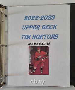 2022-2023 Upper Deck Tim Hortons Master Set All Subsets Including Flow of Time