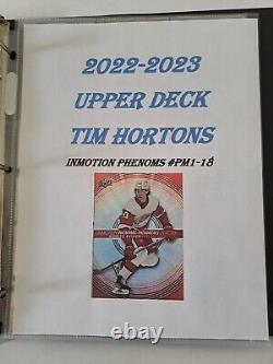 2022-2023 Upper Deck Tim Hortons Master Set All Subsets Including Flow of Time