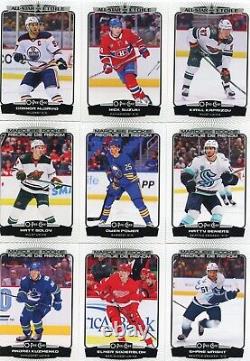 2022-23 O Pee Chee Complete Set with all Marquee Rookies & All-stars SP's 1-600