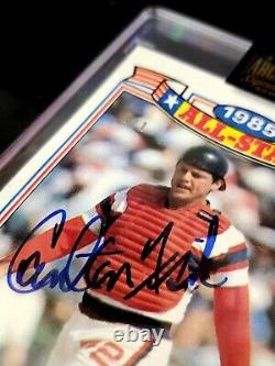 2022 Topps Archives Retired CARLTON FISK 1985 All-Star SSP On-Card Auto 1/1 #9