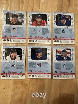 2023-24 Tim Hortons Hockey Cards Complete Set of ICE GEMS (1-6) ALL 6 GEMS