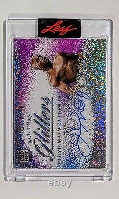 2023 Leaf Pro Set Pure All That Glitters Floyd Mayweather Auto Autograph #/25 SP