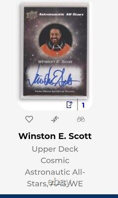 2023 Upper Deck Cosmic Astronautic All-Stars 17 Card Autograph set