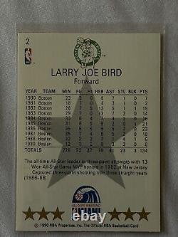 3 All-Star Cards From NBA Hoops 90-91 Set Featuring Jordan, Bird, And Magic J