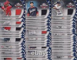 (69) 2018 Topps Update ALL-STAR GAME JERSEY Complete Set LOT Trout/Judge/Betts