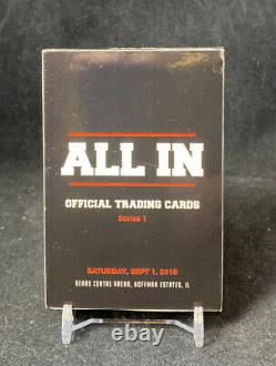 AEW All In Series 1 Trading Card Set Brand New Nice Shape Kenny Omega Adam Page