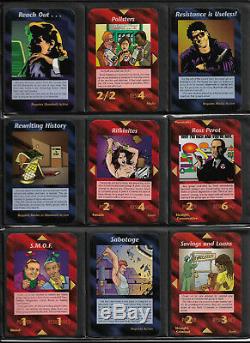 ALL 100 RARE SET UNLIMITED 1995 Illuminati INWO Card Game HIGH GRADE