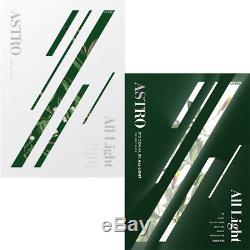 ASTRO ALL LIGHT 1st Album GREEN CD+POSTER+PBook+Post Card Set+Sticker+Card+etc