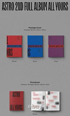 ASTRO ALL YOURS 2nd Album LIMITED 3Ver SET 3 CD+POSTER+3 Photo Book+12 Card+GIFT