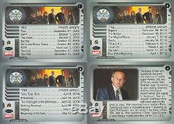 Agents of SHIELD 1 Complete Master Set ALL Autos, Relics, Gold Cards ++++