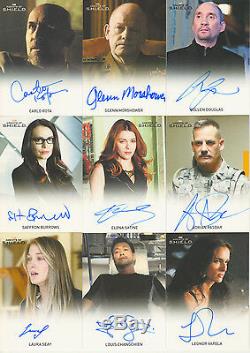 Agents of SHIELD 1 Master Set with ALL Autos, Relics & MORE but NO Gold Cards