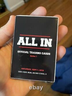 All In Trading Card Set 2018 AEW ALL ELITE WRESTLING ALL OUT MJF BAKER BUCKS