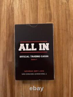All In official trading cards AEW complete set rare