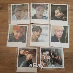 BTS 2nd Album Wings Official Polaroid Photo card All member Set