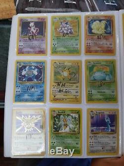 Base Set UNLIMITED COMPLETE Set ALL 102 Cards 1999 Wizards of the Coast Pokemon
