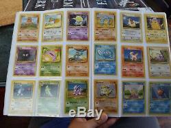 Base Set UNLIMITED COMPLETE Set ALL 102 Cards 1999 Wizards of the Coast Pokemon