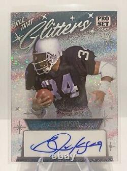 Bo Jackson Auto /10 2023 Pro Set Pure All That Glitters