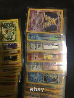 COMPLETE BASE SET Holos+Pokemon Cards ALL 102 Cards Wizards Of The Coast 1999