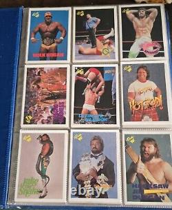 COMPLETE SET OF 1990 CLASSIC WWF WRESTLING CARDS With All Bonus Cards Incl