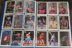 COMPLETE SET OF 1990 CLASSIC WWF WRESTLING CARDS With All Bonus Cards Incl