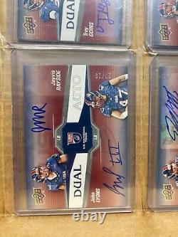 Complete 20 Card 2018 Upper Deck USA Football Dual Auto Autograph Set All #/25