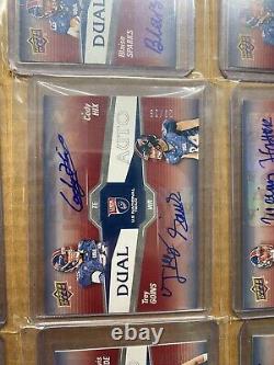 Complete 20 Card 2018 Upper Deck USA Football Dual Auto Autograph Set All #/25