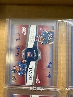 Complete 20 Card 2018 Upper Deck USA Football Dual Auto Autograph Set All #/25