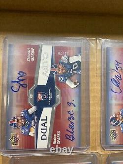 Complete 20 Card 2018 Upper Deck USA Football Dual Auto Autograph Set All #/25