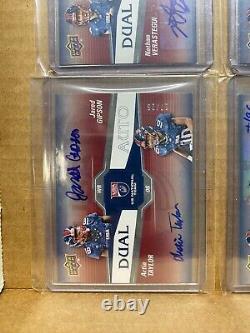 Complete 20 Card 2018 Upper Deck USA Football Dual Auto Autograph Set All #/25