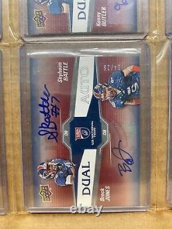 Complete 20 Card 2018 Upper Deck USA Football Dual Auto Autograph Set All #/25