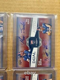 Complete 20 Card 2018 Upper Deck USA Football Dual Auto Autograph Set All #/25