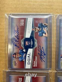 Complete 20 Card 2018 Upper Deck USA Football Dual Auto Autograph Set All #/25